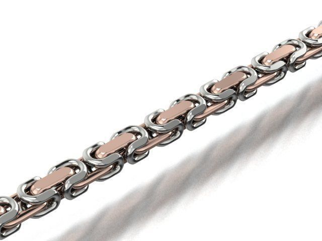 chain or bracelet royal two options 3D print model_15