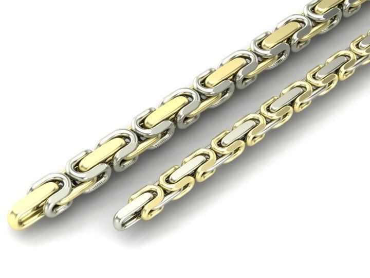chain or bracelet royal two options 3D print model_1