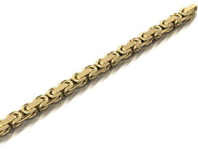 chain or bracelet royal two options 3D print model_9