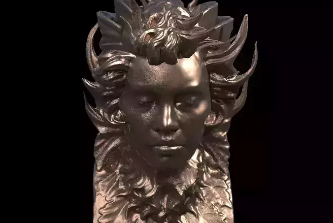 Angel Bust Art Sculpture 4