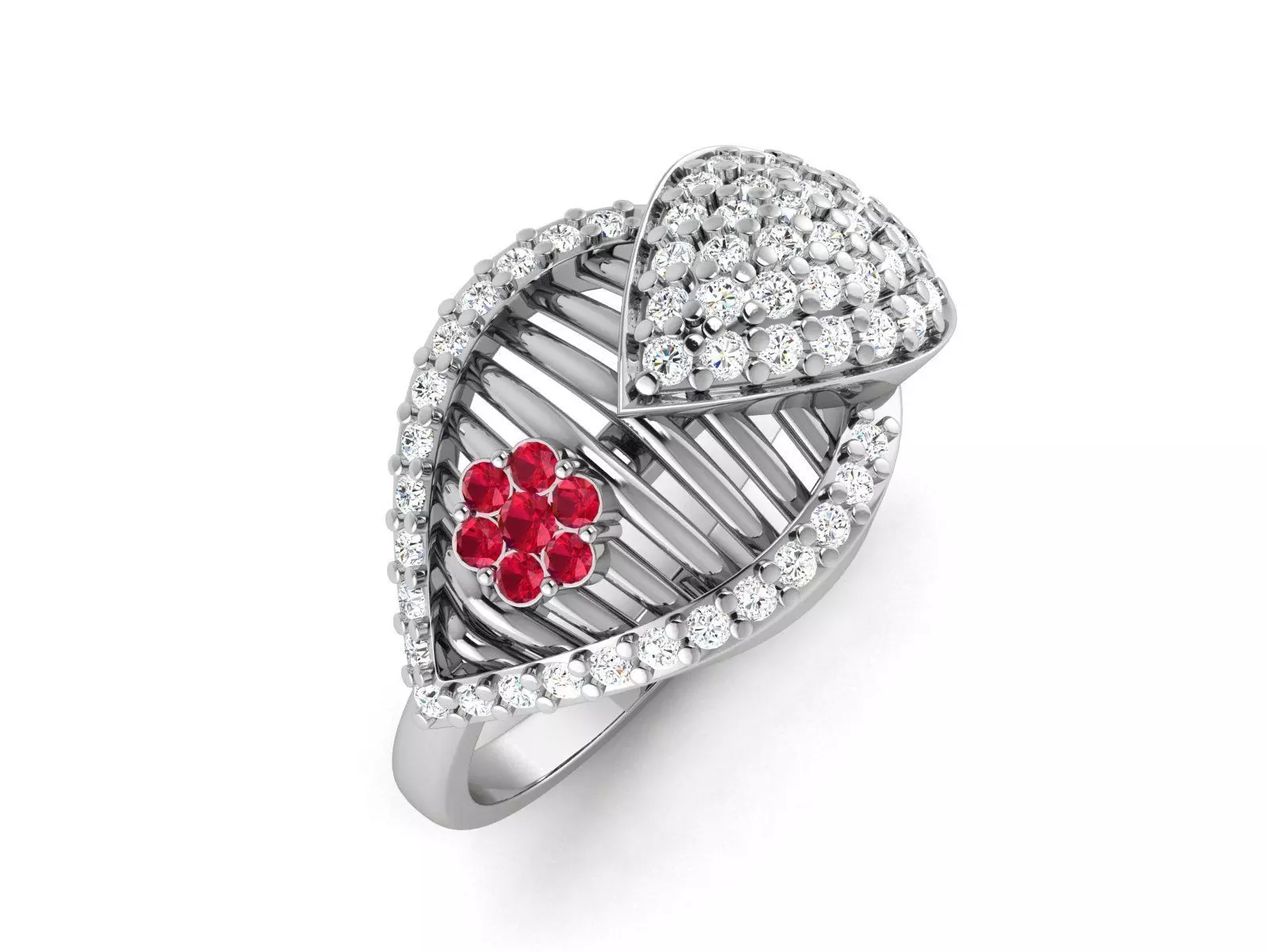 Women Ring 3D print model_0