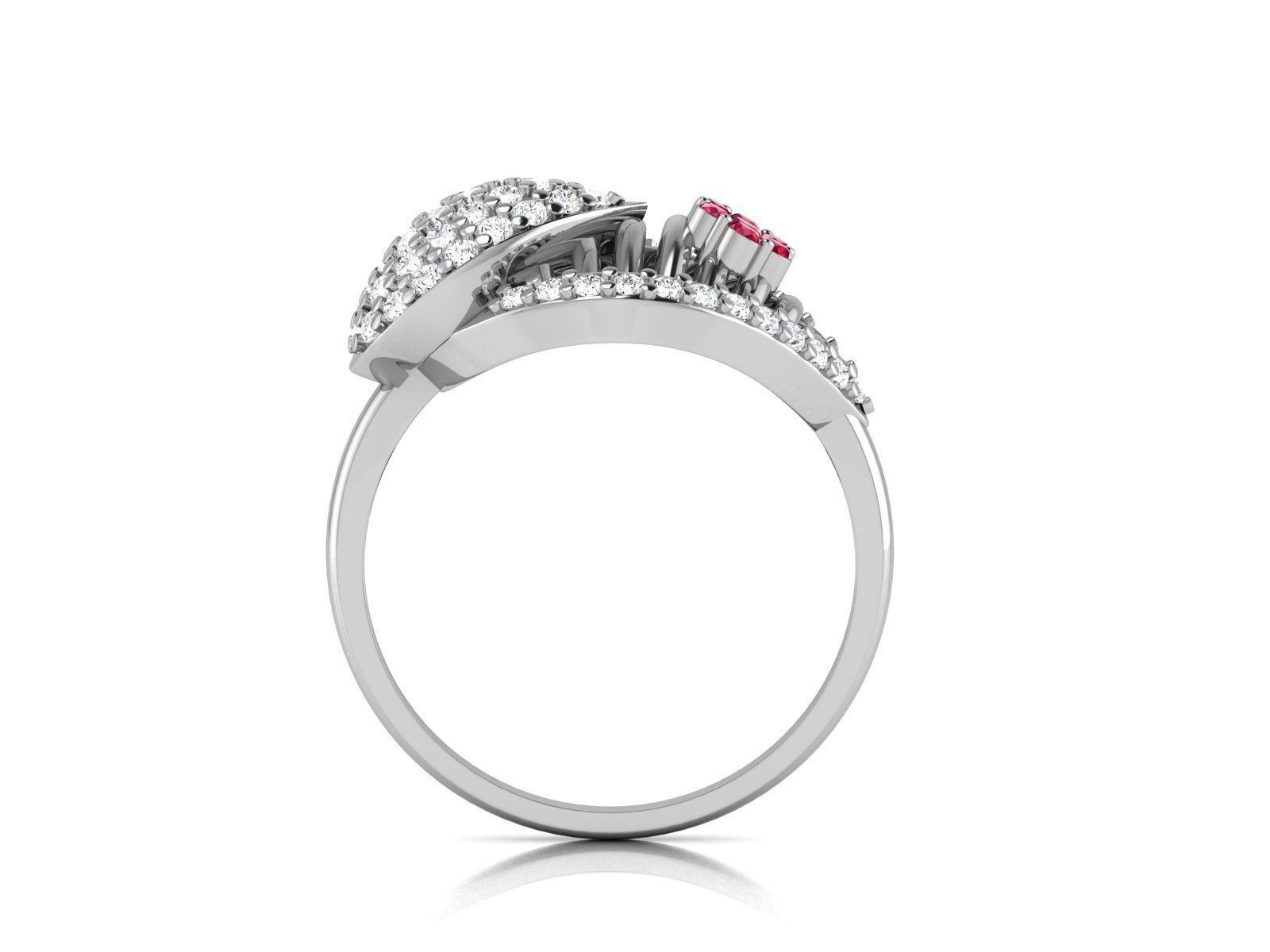 Women Ring 3D print model_2