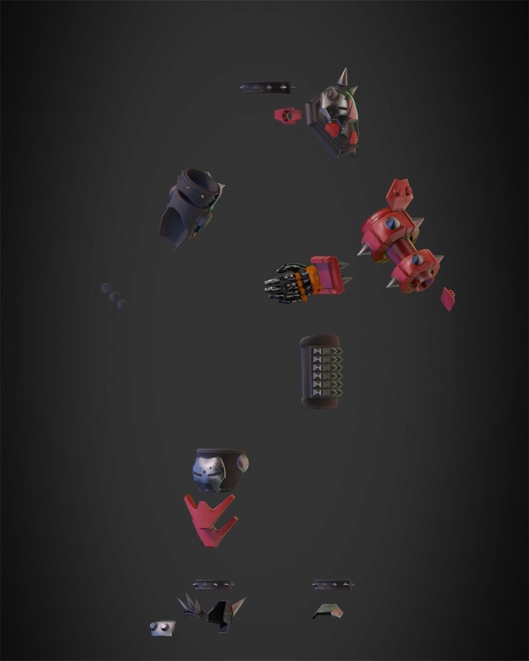 JunkerQueen Armor 3D print model 3D print model_3