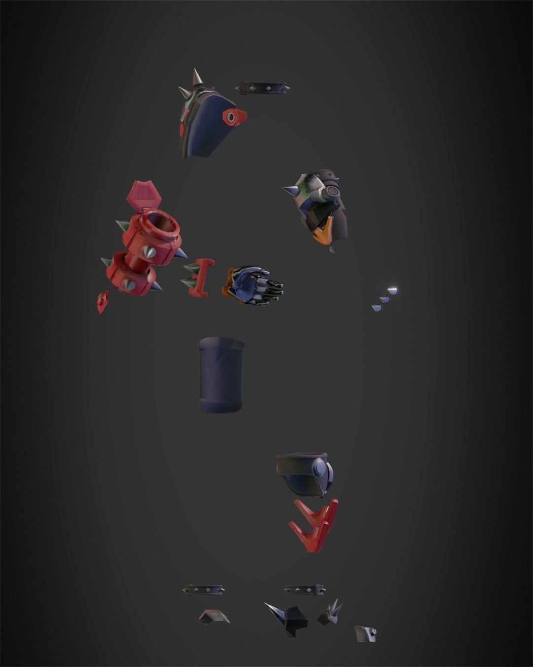 JunkerQueen Armor 3D print model 3D print model_7