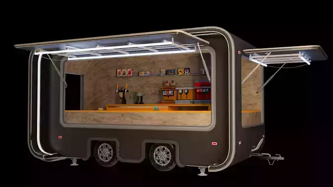 Trailer coffee shop