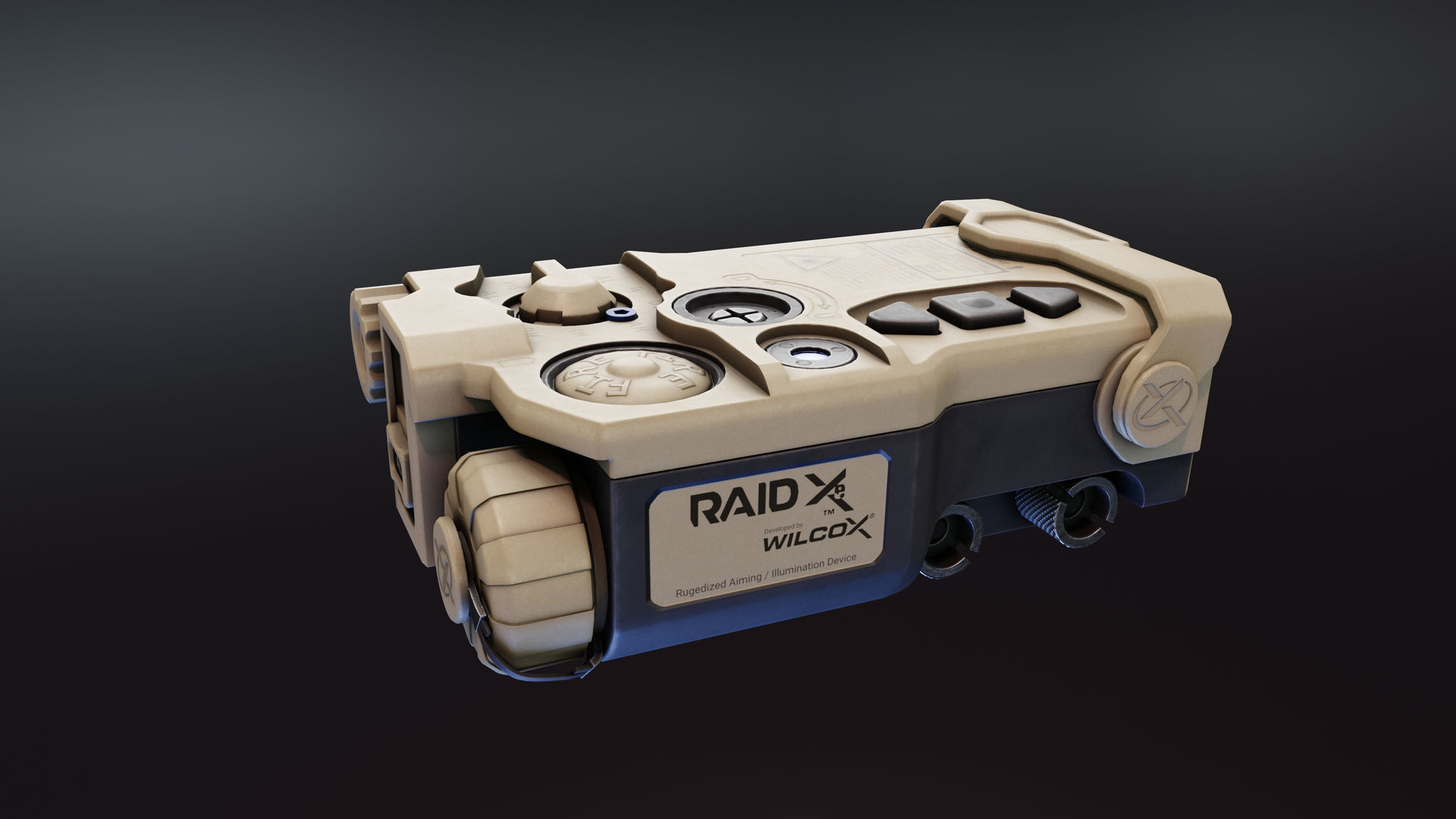 Wilcox RAID Xe Illuminator Low-poly 3D model_1