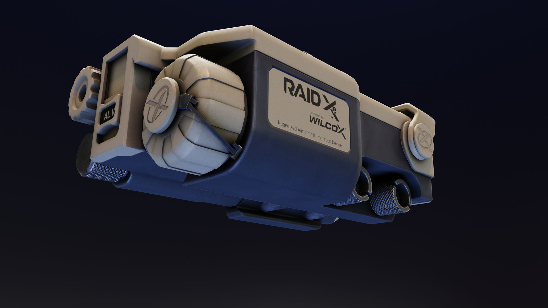 Wilcox RAID Xe Illuminator Low-poly 3D model_4