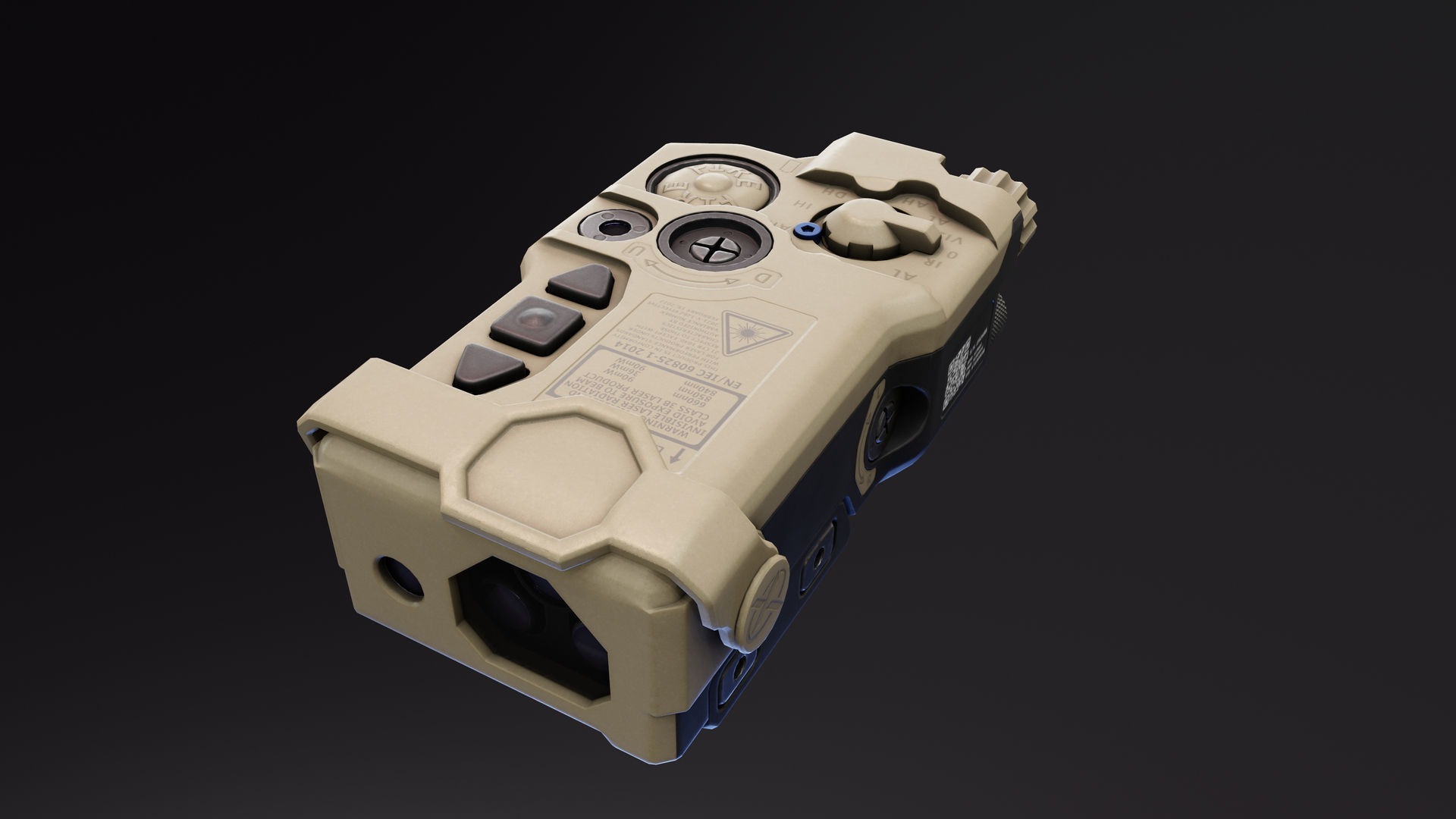 Wilcox RAID Xe Illuminator Low-poly 3D model_6
