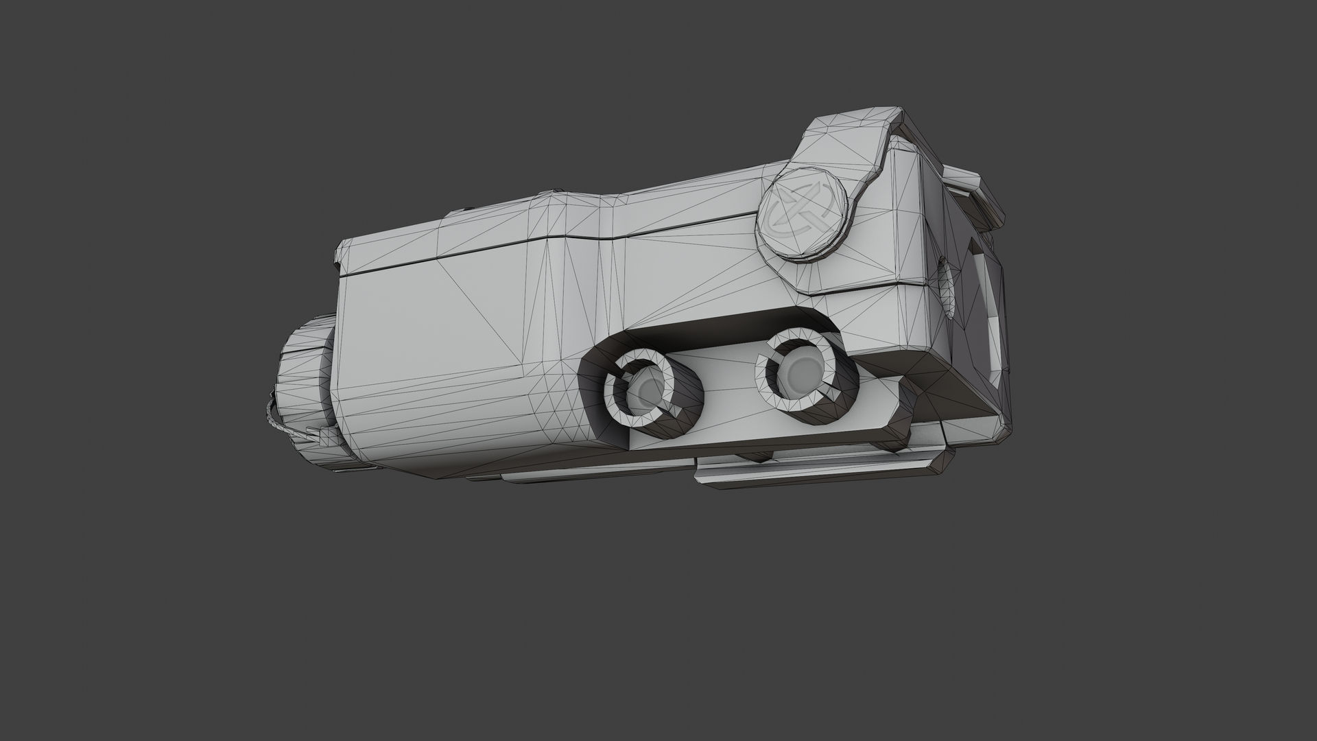 Wilcox RAID Xe Illuminator Low-poly 3D model_7