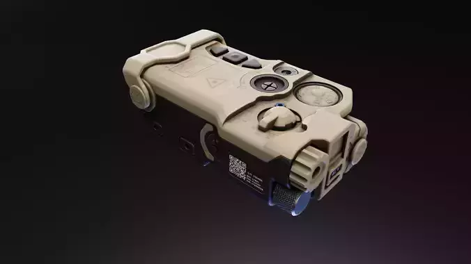 Wilcox RAID Xe Illuminator Low-poly 3D model