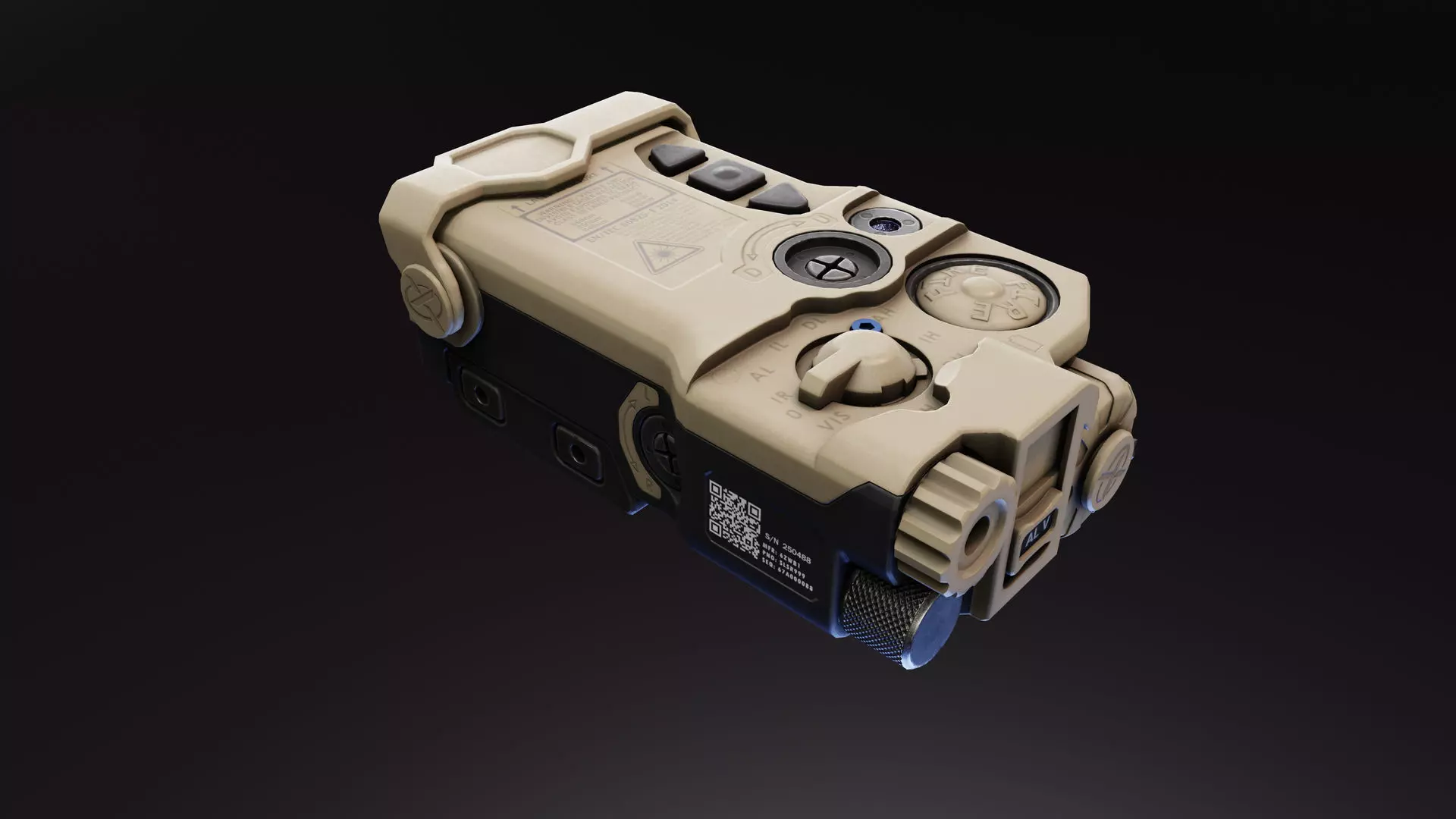 Wilcox RAID Xe Illuminator Low-poly 3D model_0