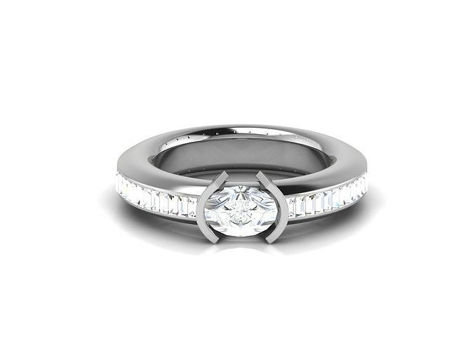 Women Ring 3D print model