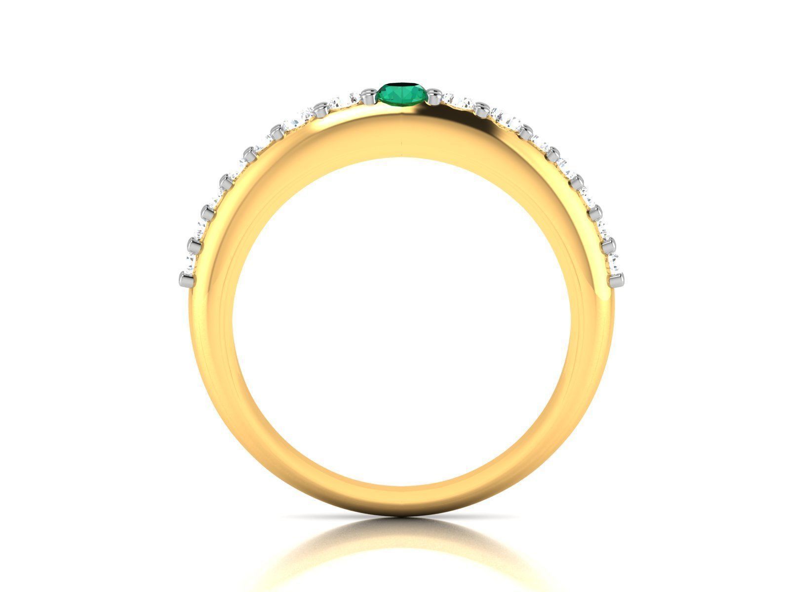 Women Ring 3D print model_3