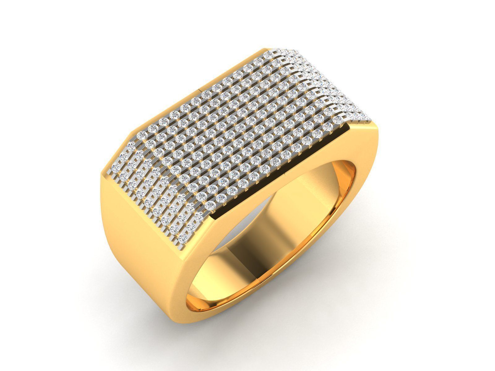 Gents Ring 3D print model_1