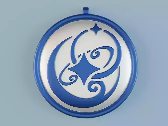 Genshin Impact Mona Megistus Emblem pendant 3D print model
