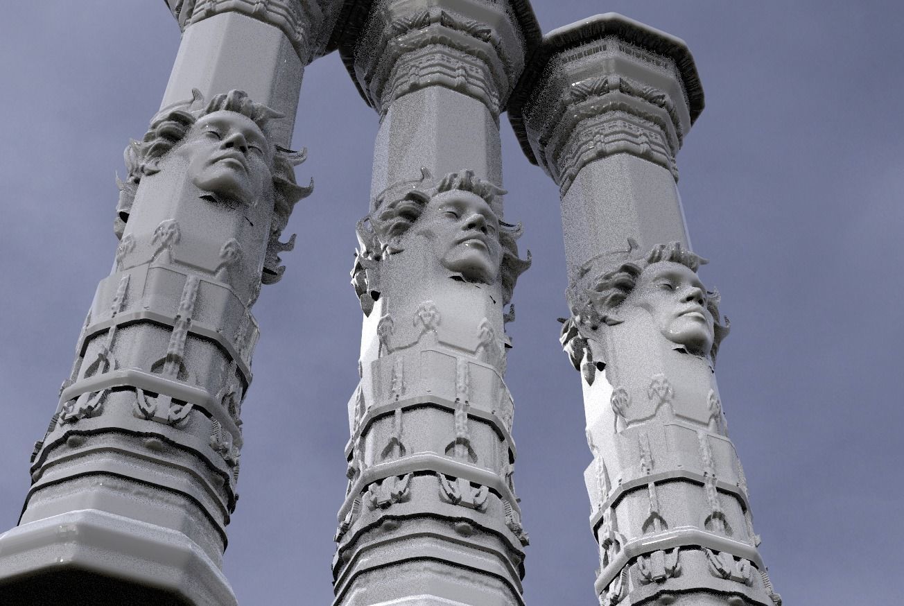 Angel Pillar 3 3D model_1