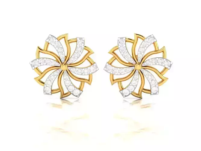 Women Earrings 3D print model