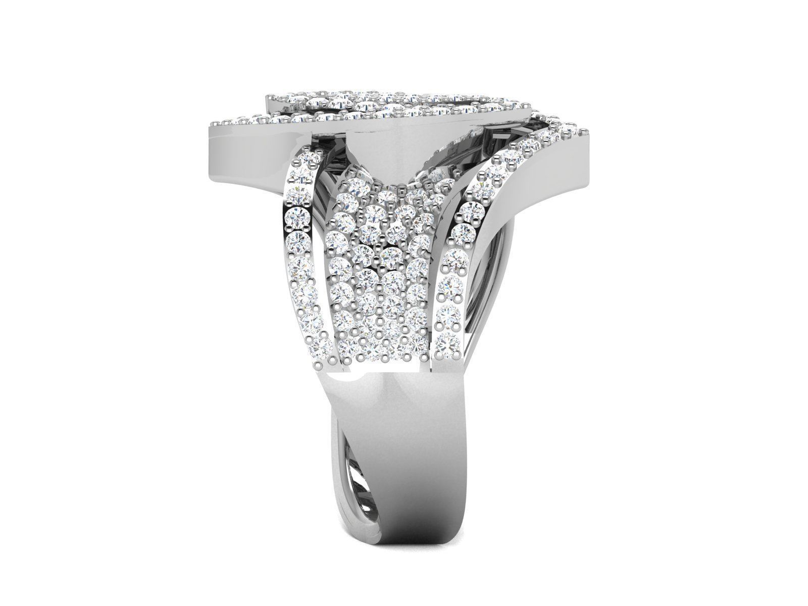 Women Ring 3D print model_4