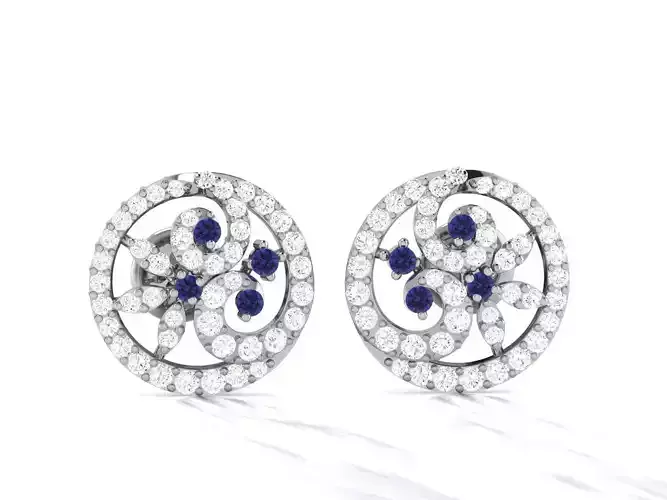 Women Earrings 3D print model