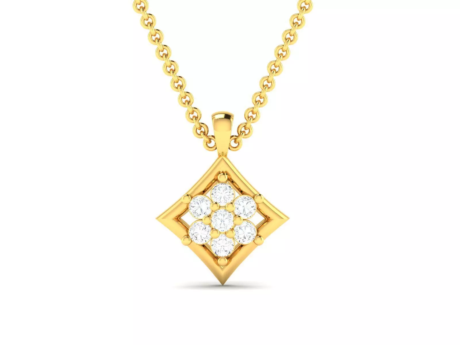 Women Pendant 3D print model_0