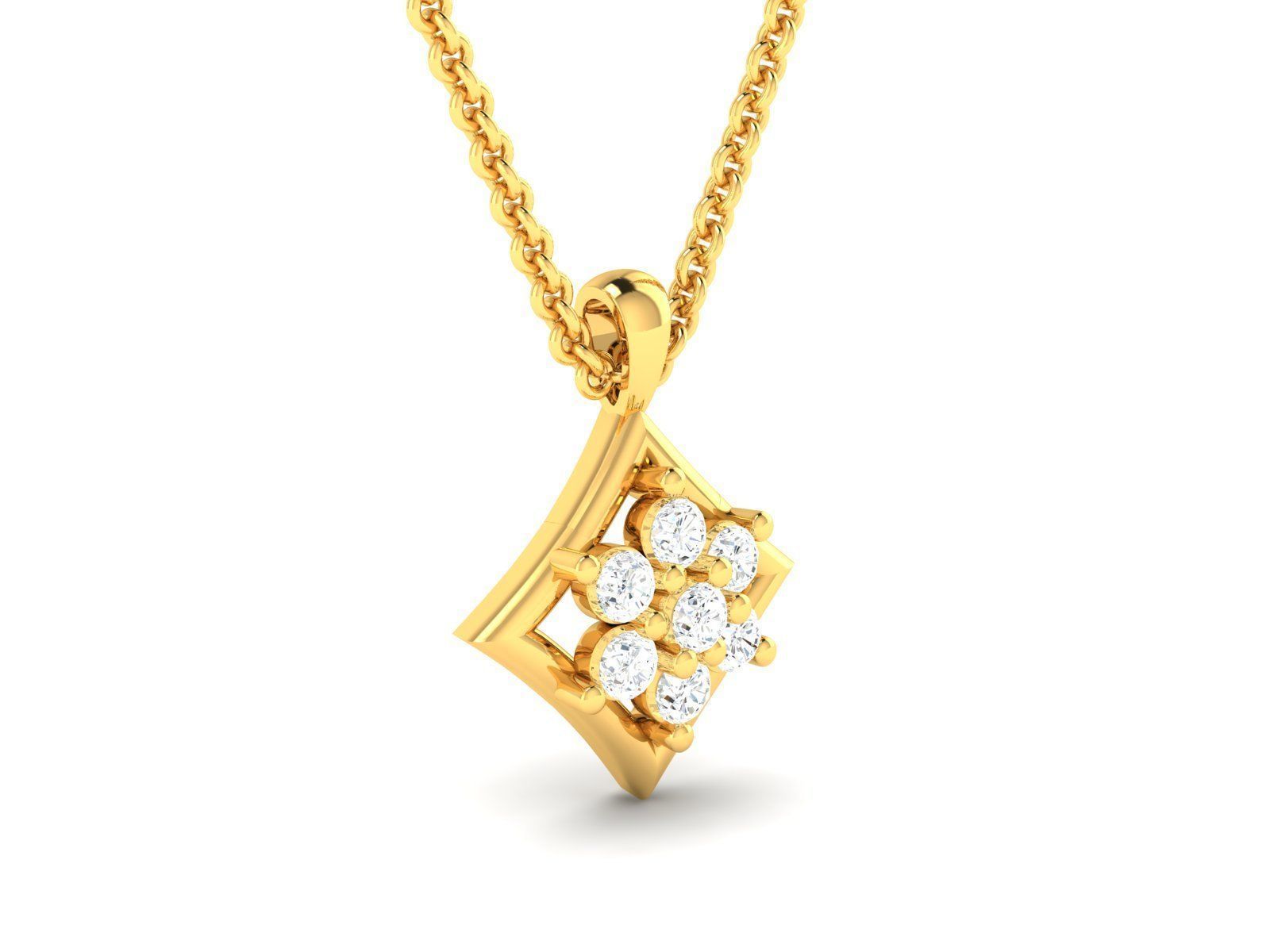 Women Pendant 3D print model_1