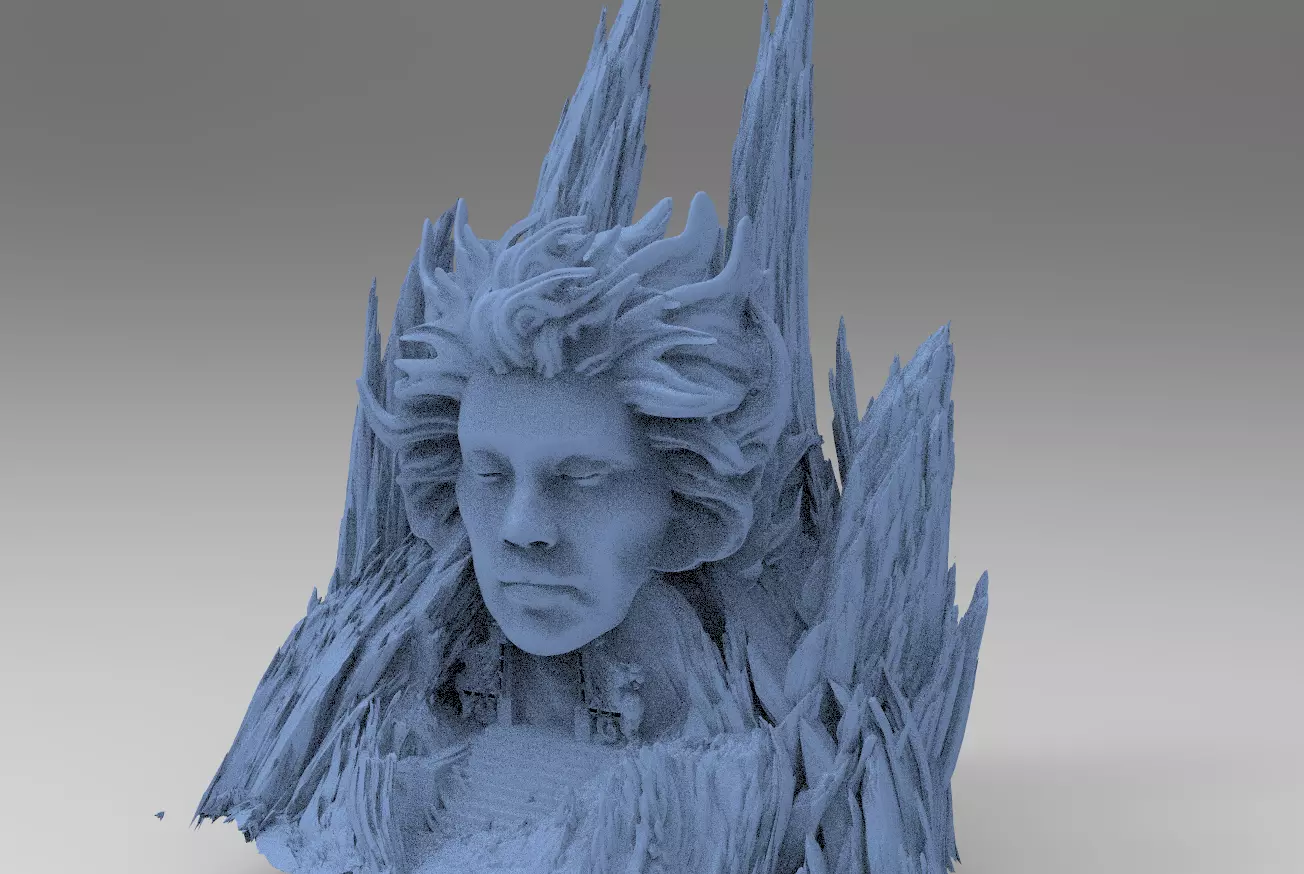 Fallen Angel cliffs 2  3D model_0