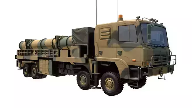Hyeonmu3 launch vehicle 3D model