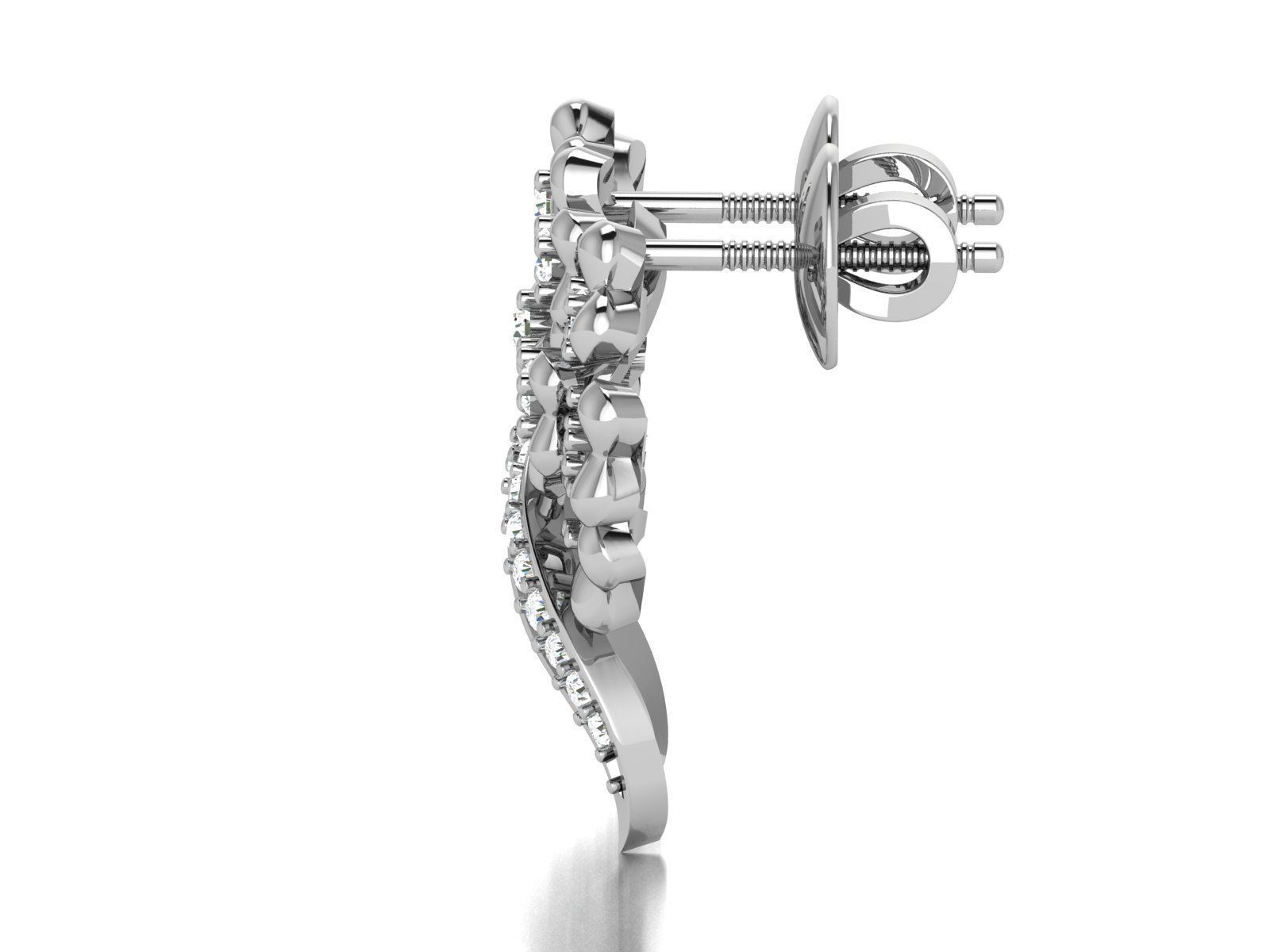 Women Earrings 3D print model_2