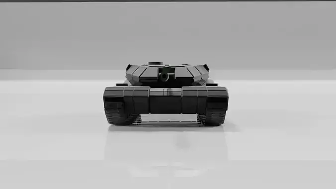 tank b20m Low-poly 3D model