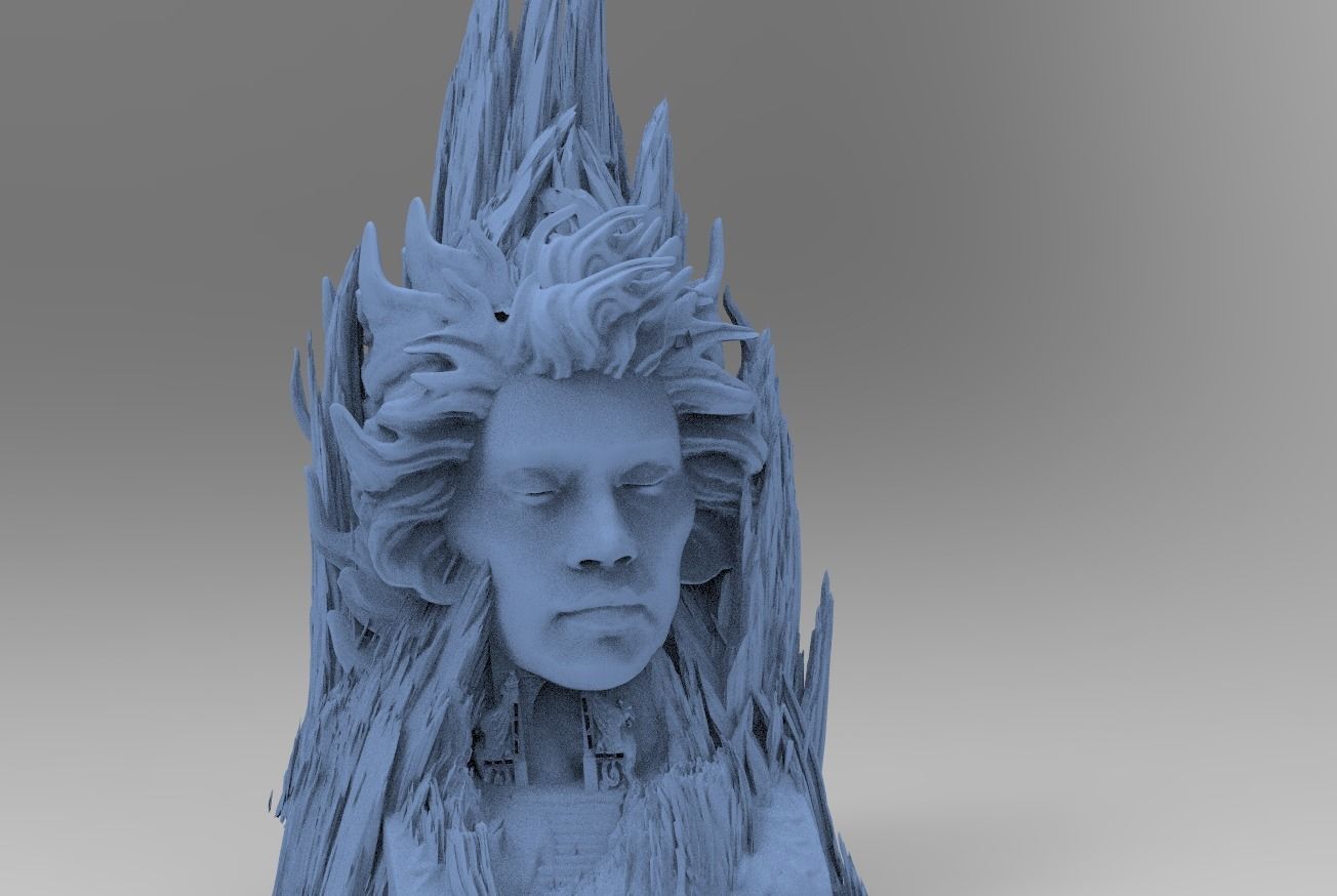 Fallen Angel cliffs 3  3D model_1