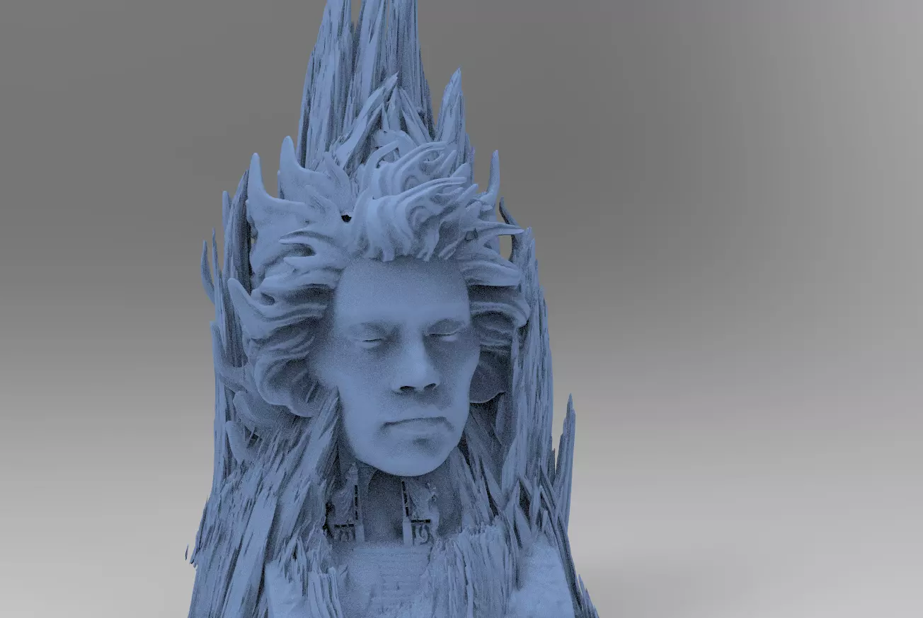 Fallen Angel cliffs 3  3D model_0