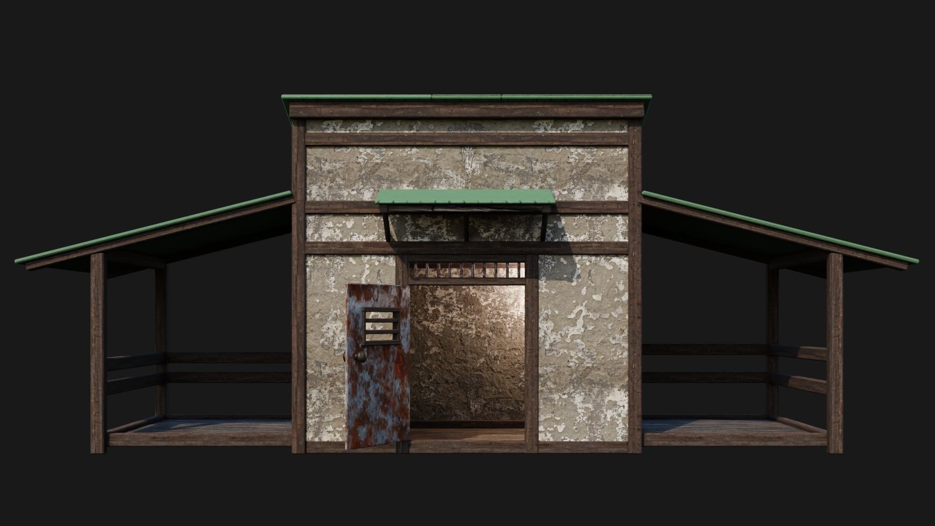 Medieval Houses 52- 4K Textures Game Ready Low-poly 3D model_3