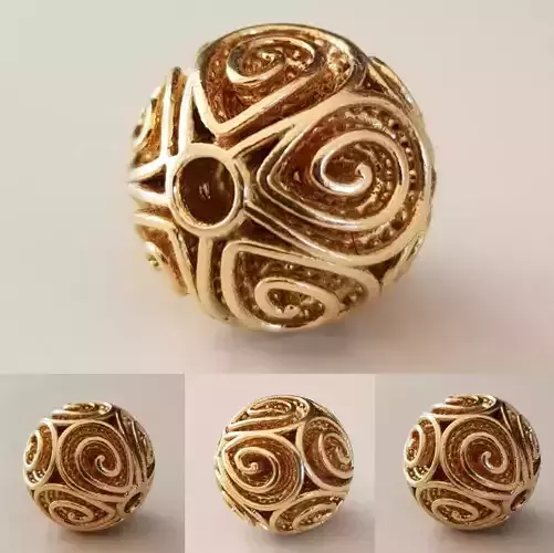 Spiral Beads - 3D Multilayer pattern