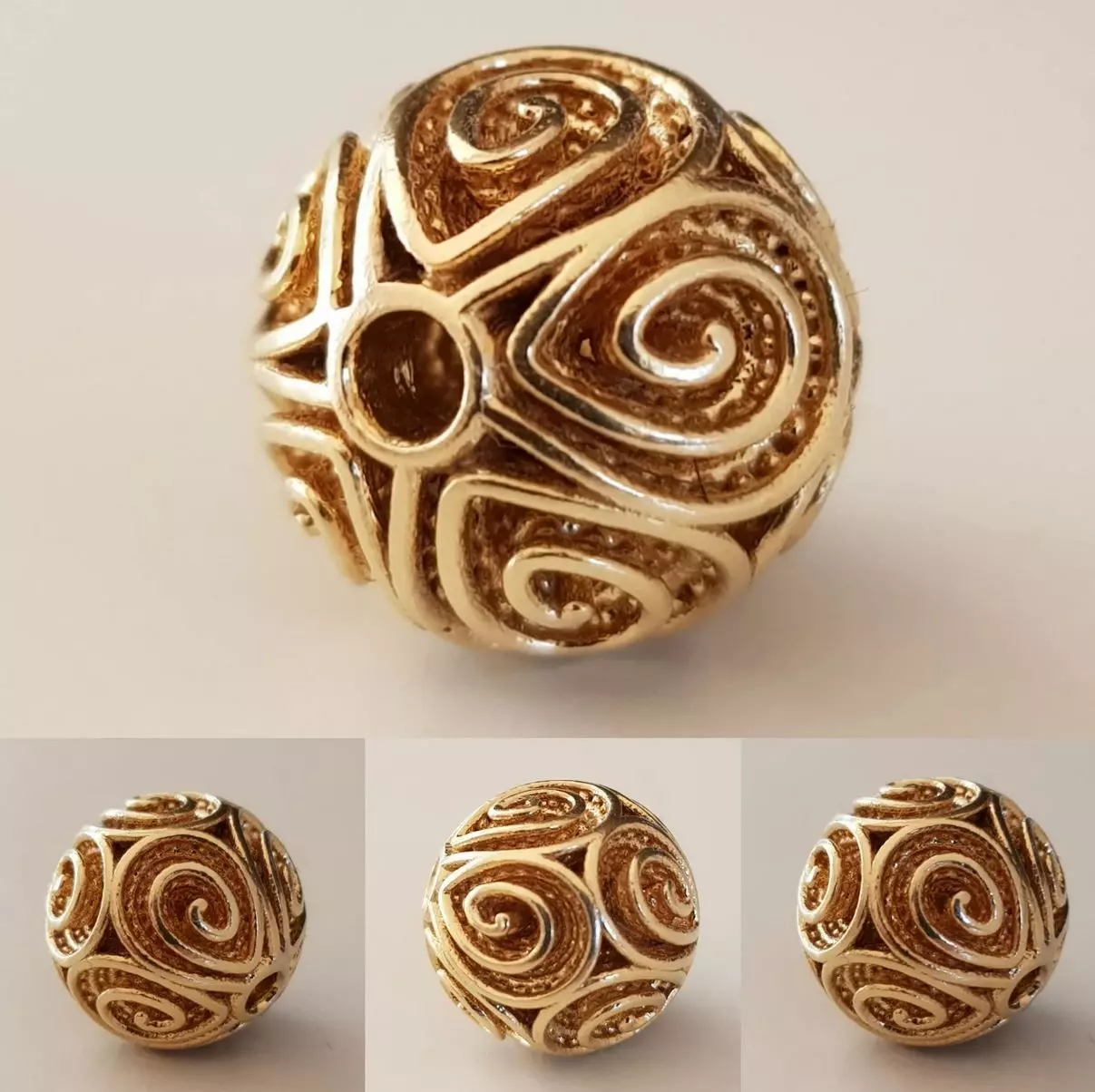 Spiral Beads - 3D Multilayer pattern 3D print model_0
