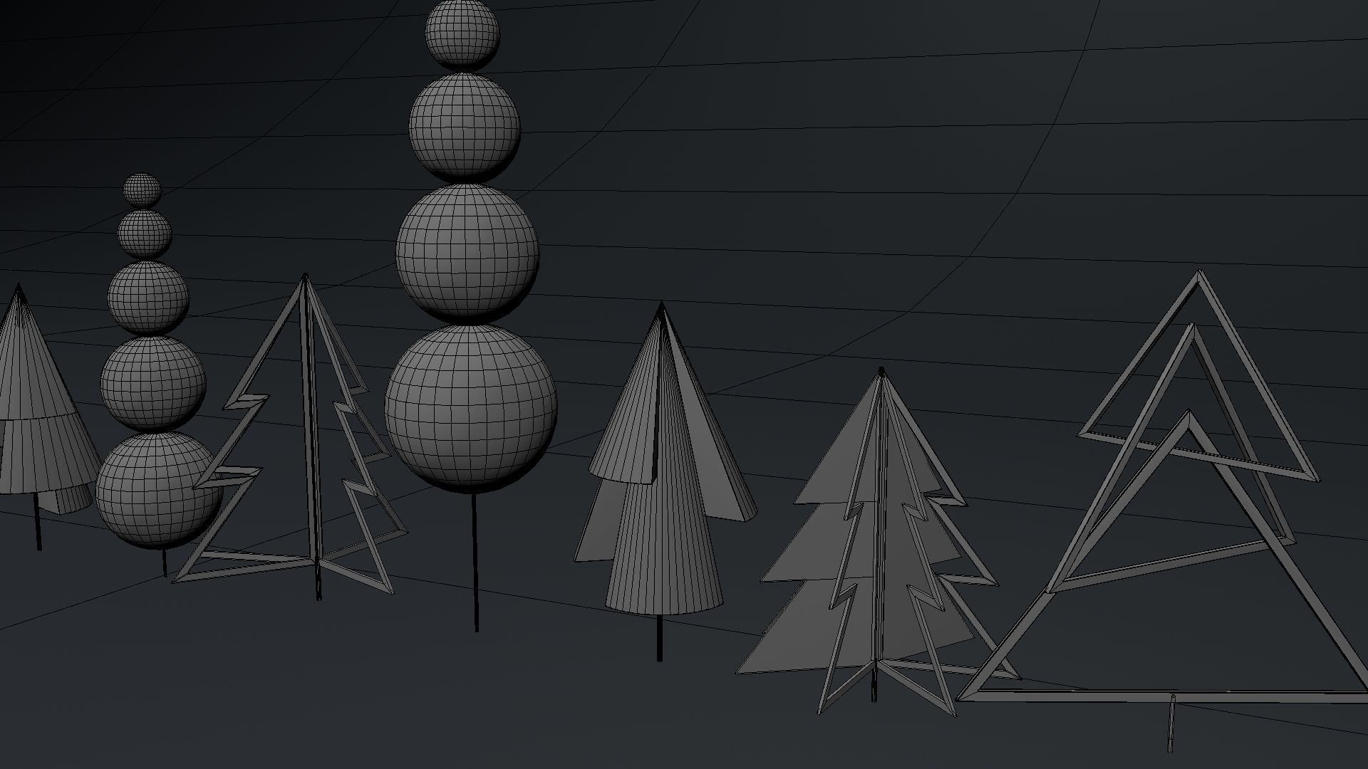 New Year toys seven abstract eves 3D model_6