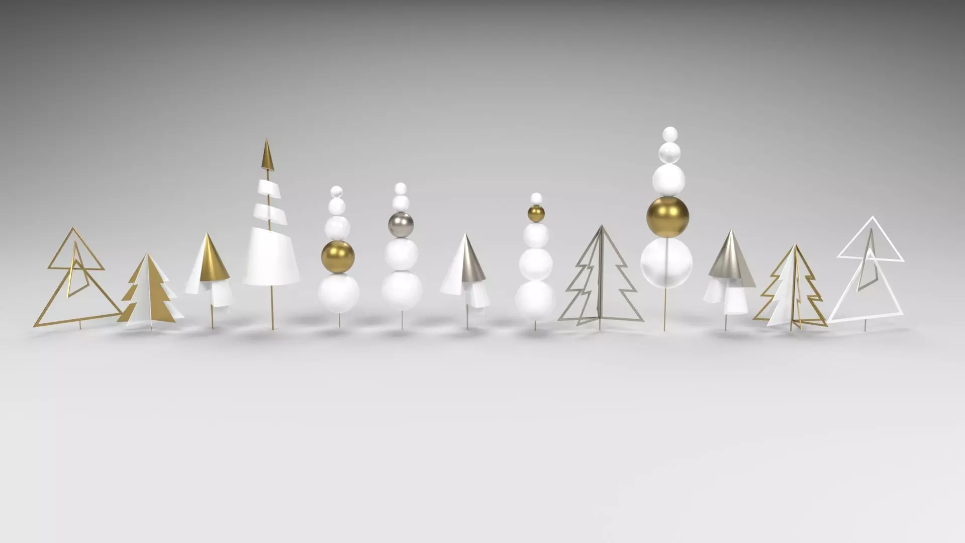 New Year toys seven abstract eves 3D model_0