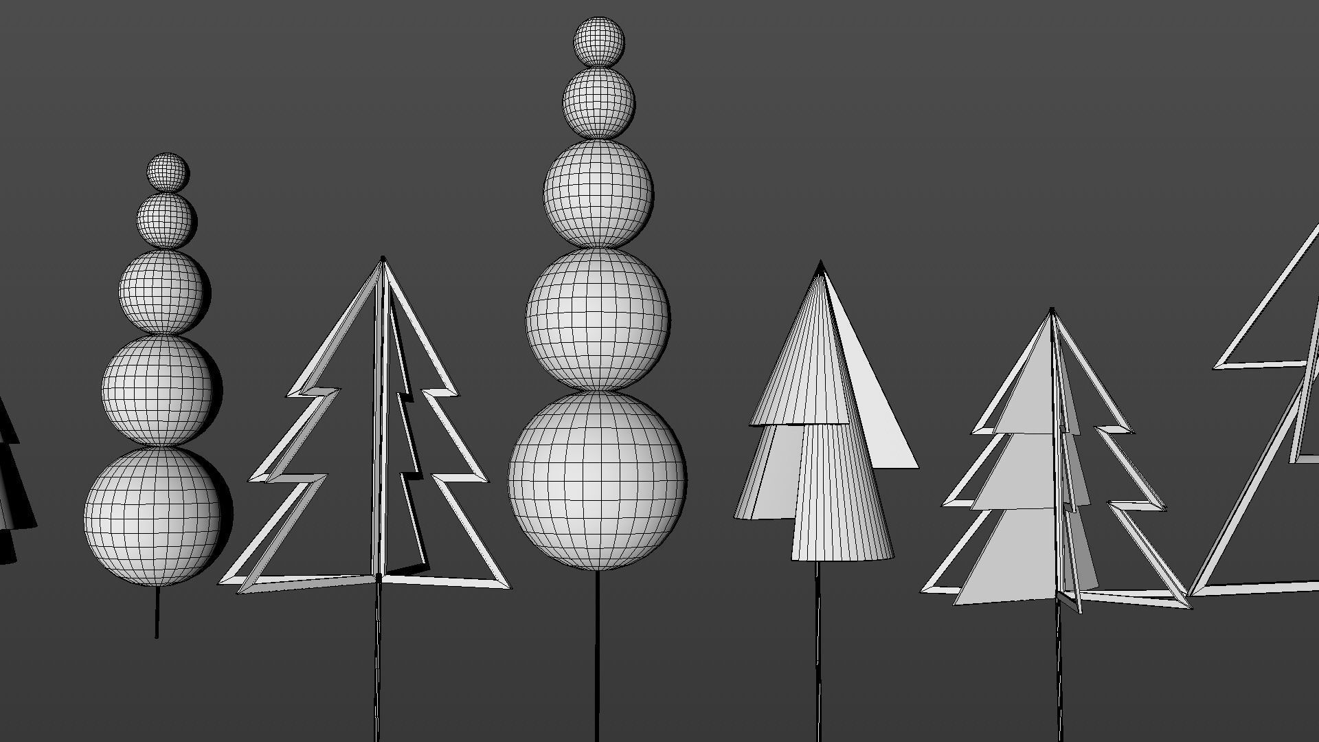 New Year toys seven abstract eves 3D model_10