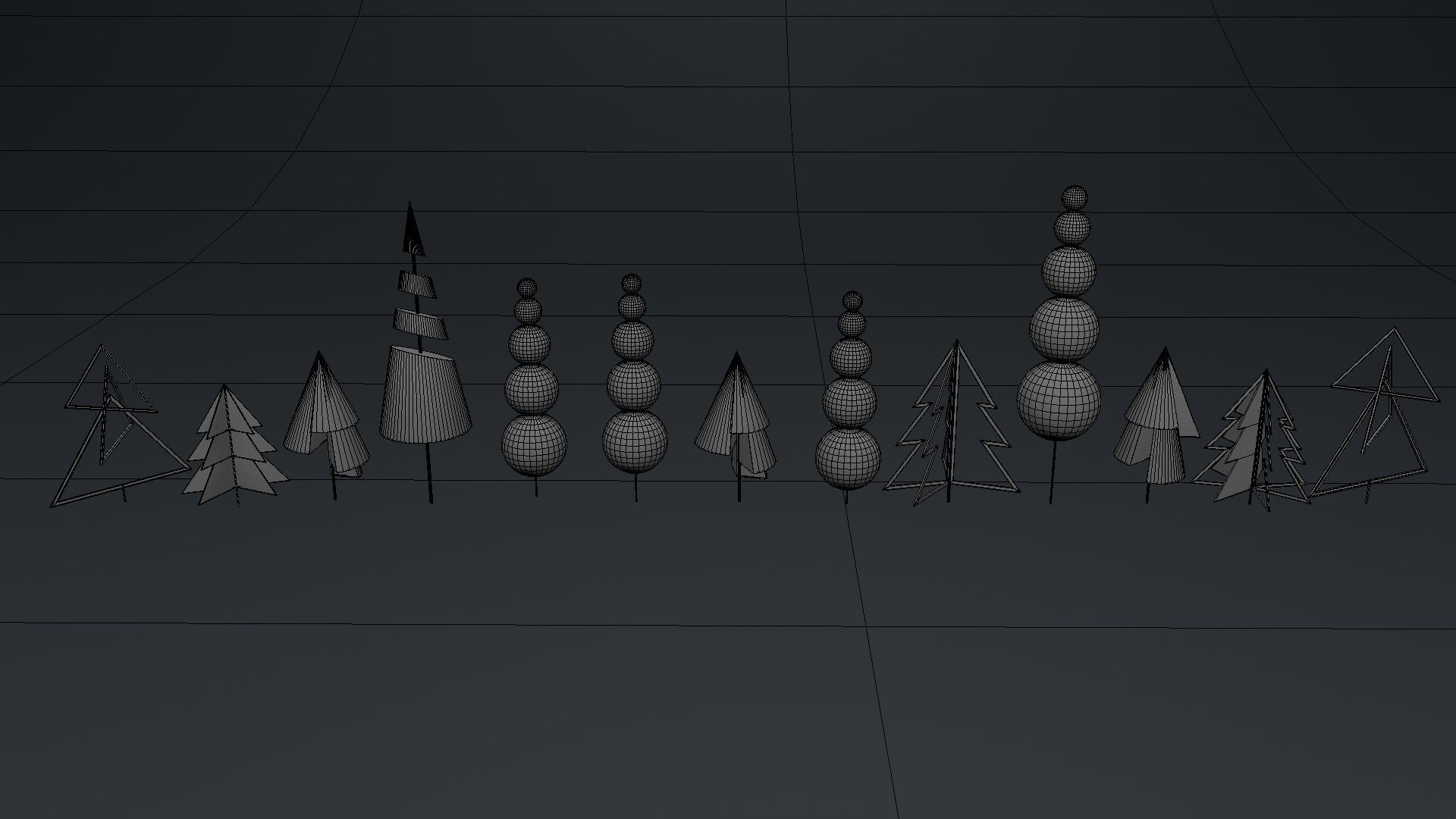 New Year toys seven abstract eves 3D model_5