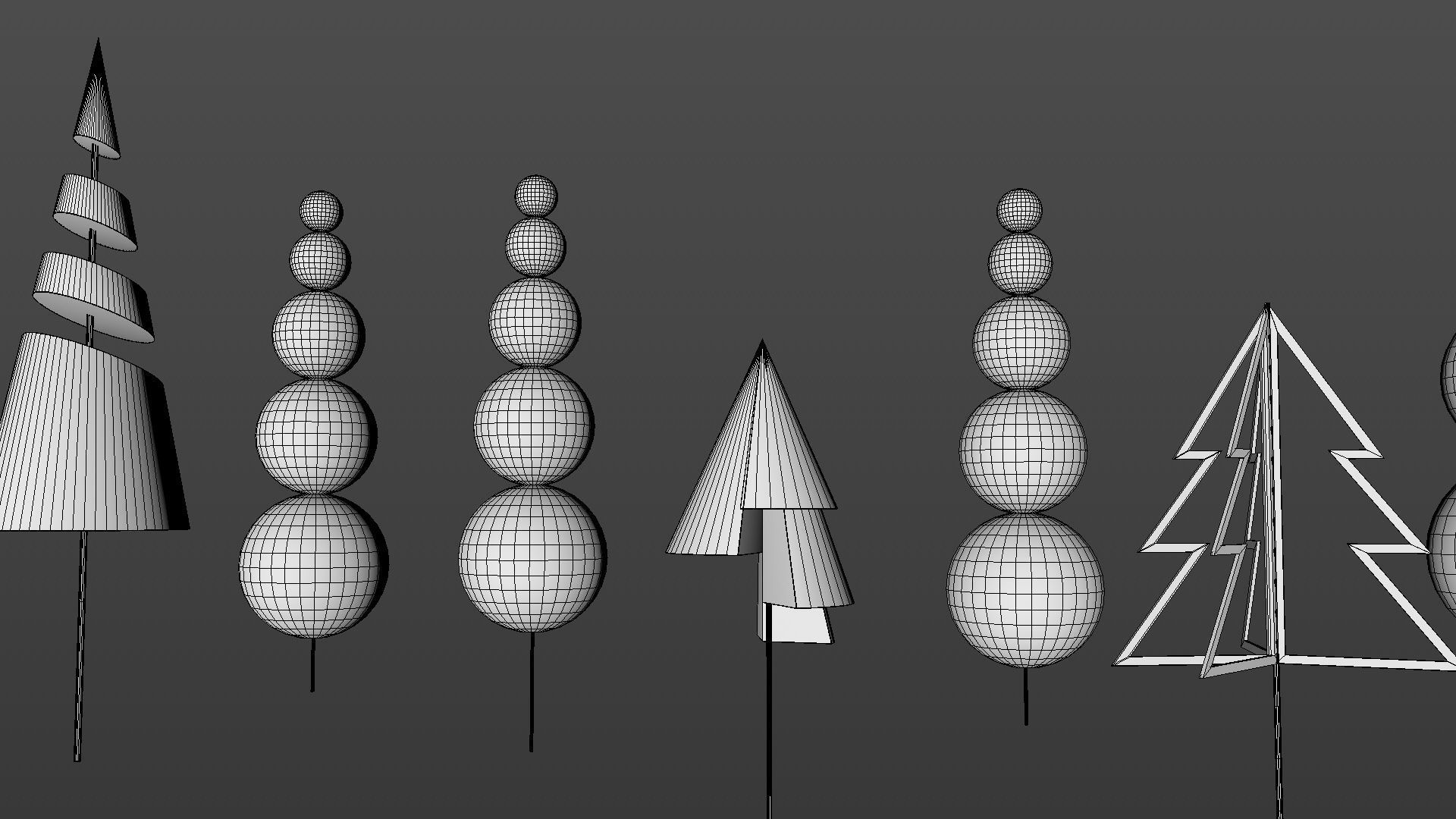 New Year toys seven abstract eves 3D model_12