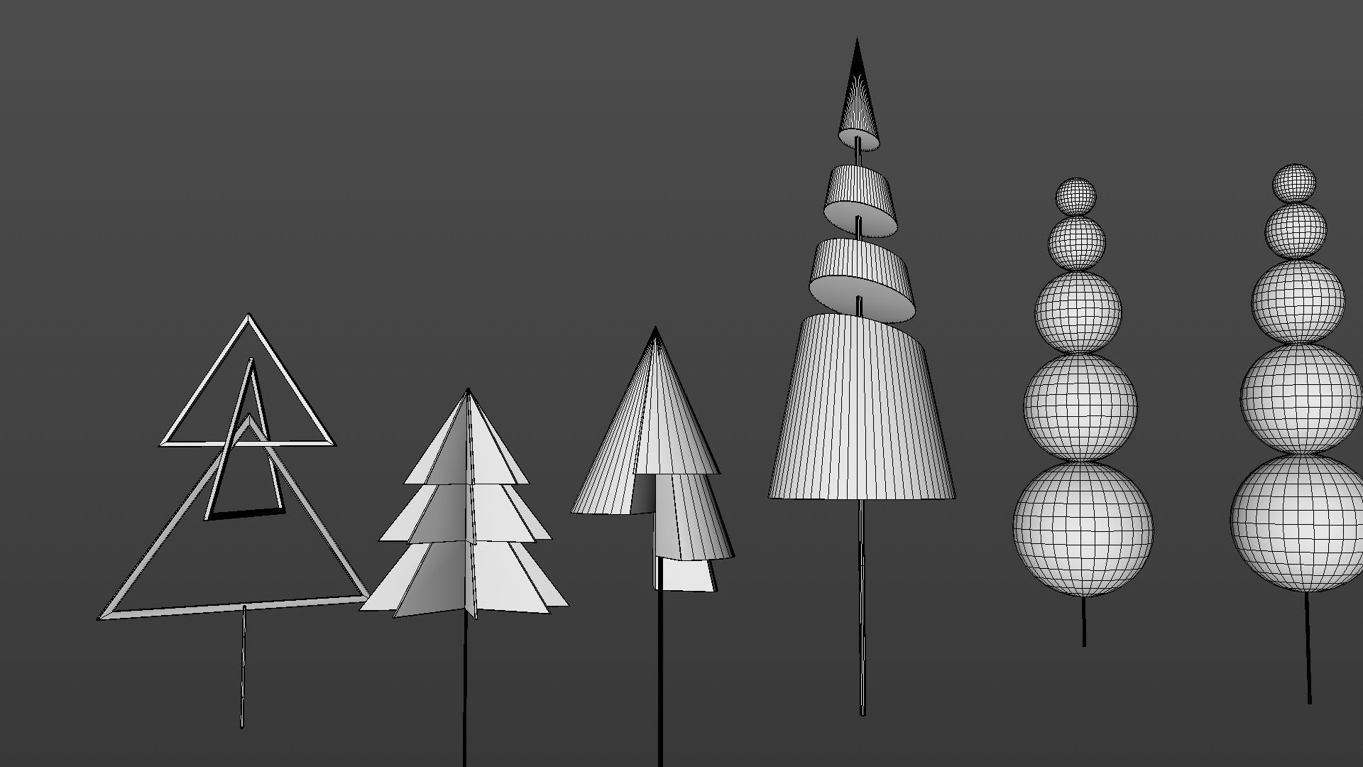 New Year toys seven abstract eves 3D model_13