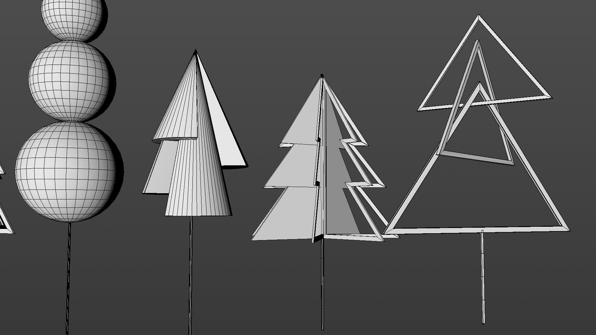 New Year toys seven abstract eves 3D model_7