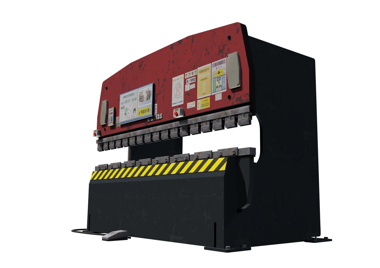 Bending machine - RG125 3D model_4