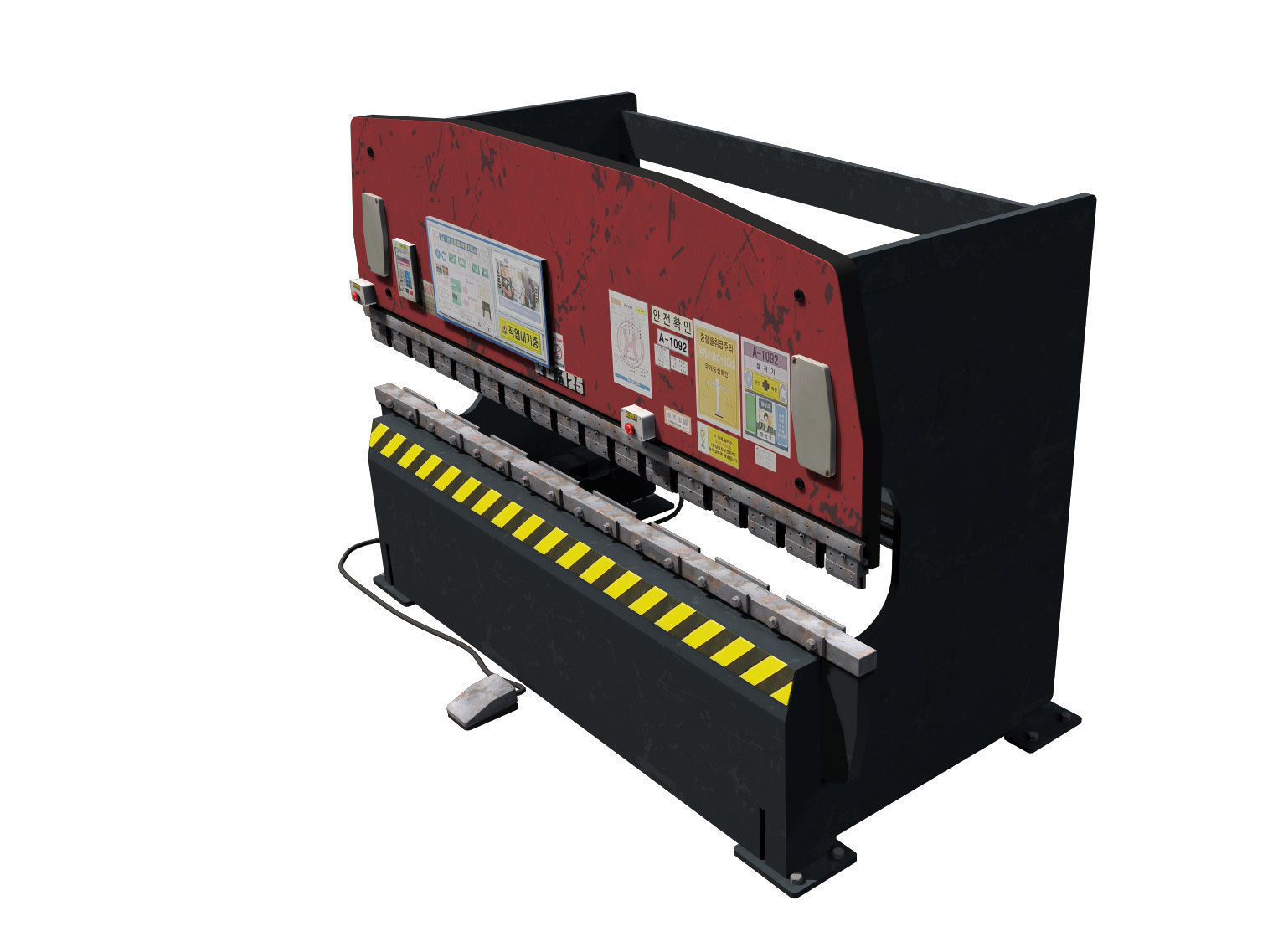 Bending machine - RG125 3D model_2