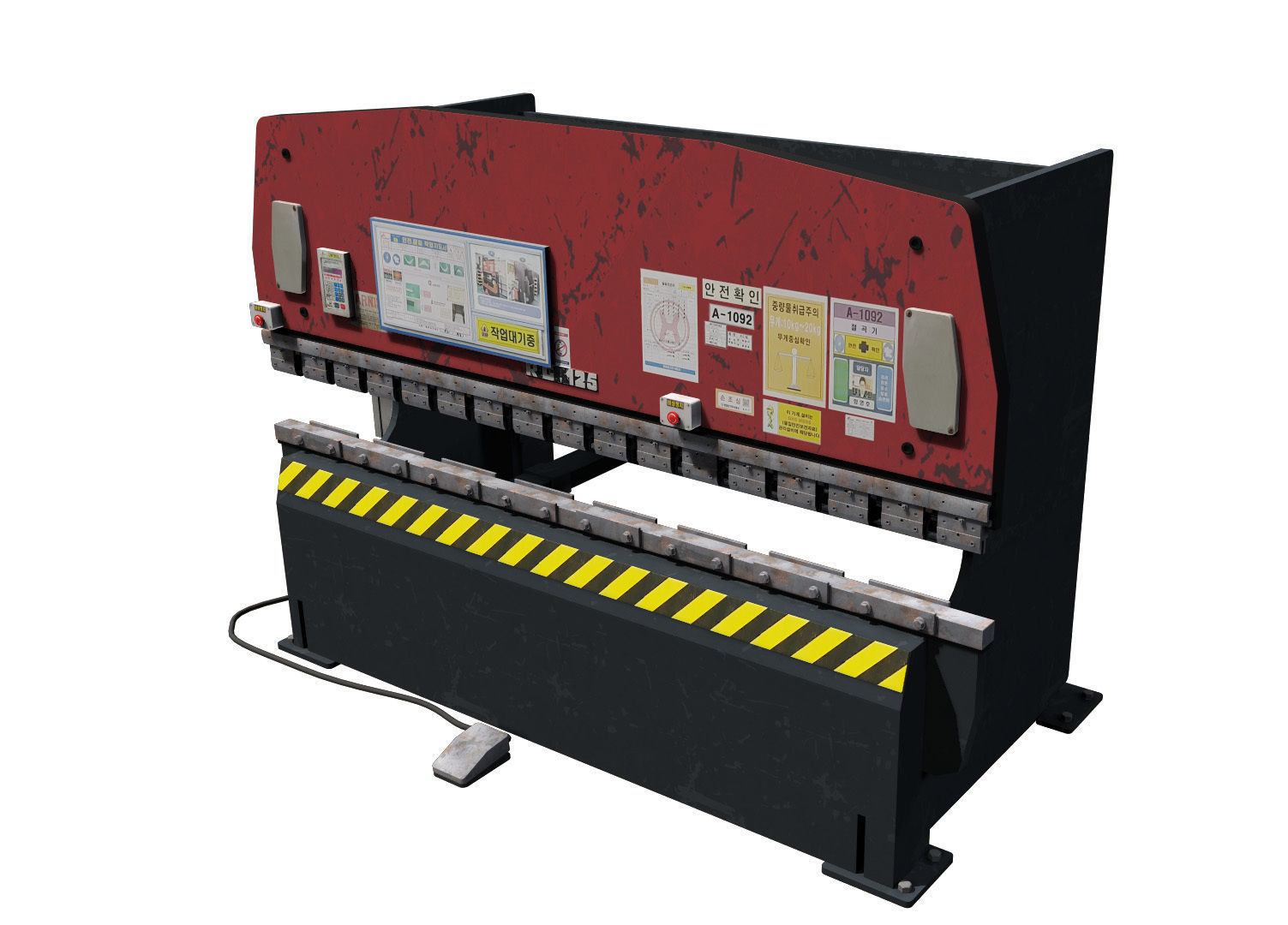 Bending machine - RG125 3D model_1