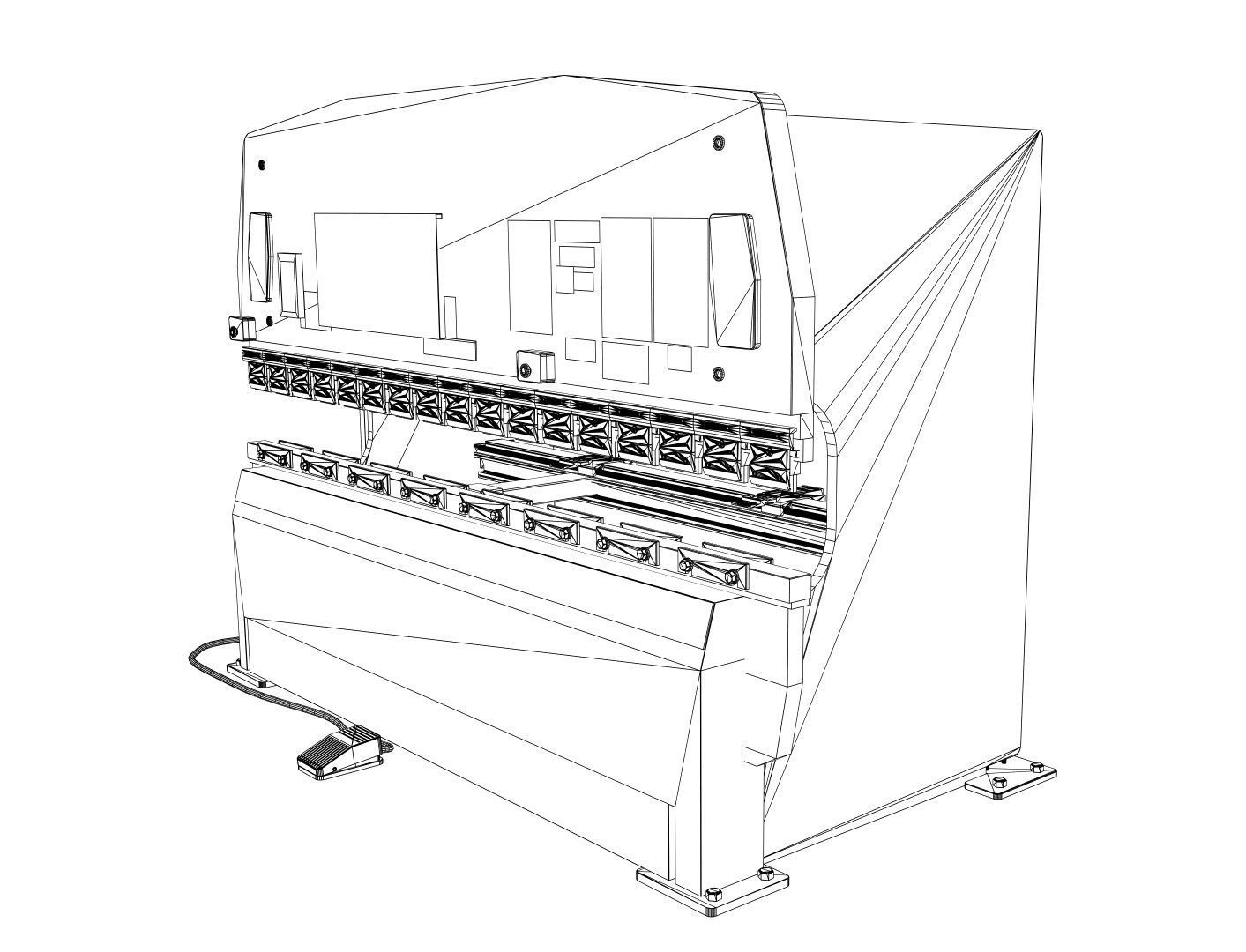 Bending machine - RG125 3D model_9