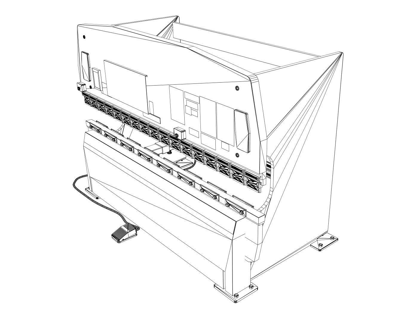 Bending machine - RG125 3D model_8