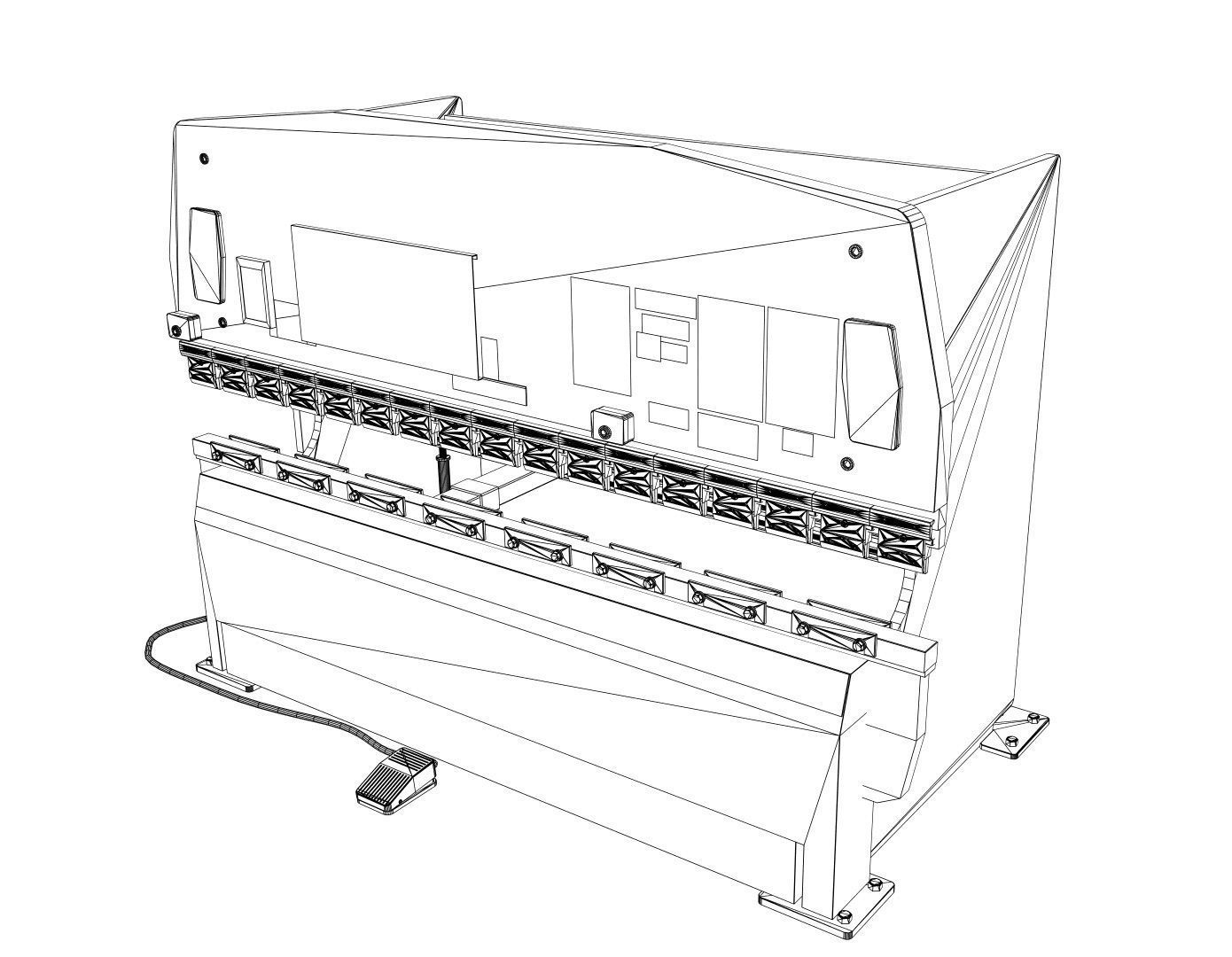 Bending machine - RG125 3D model_7