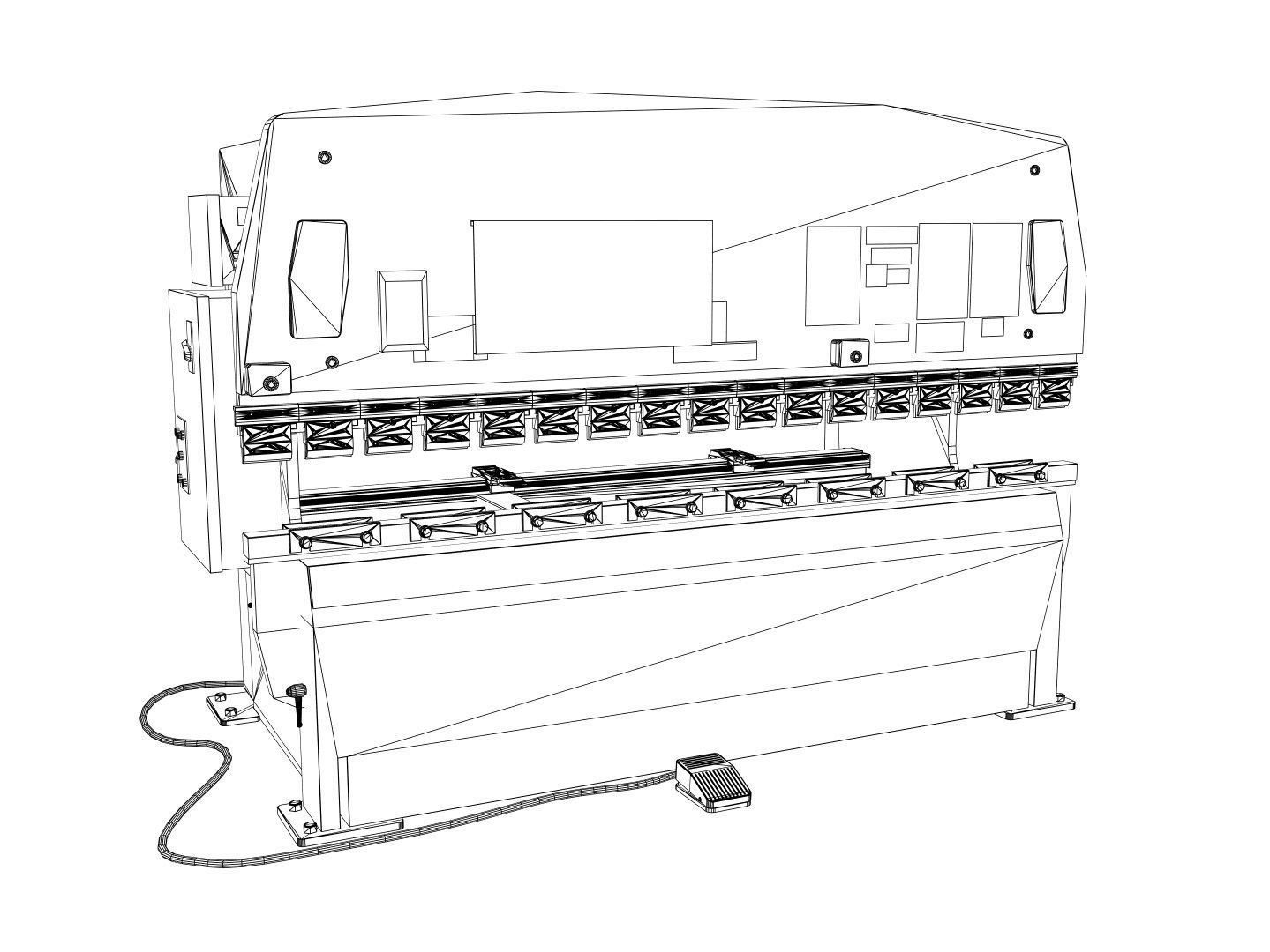 Bending machine - RG125 3D model_6
