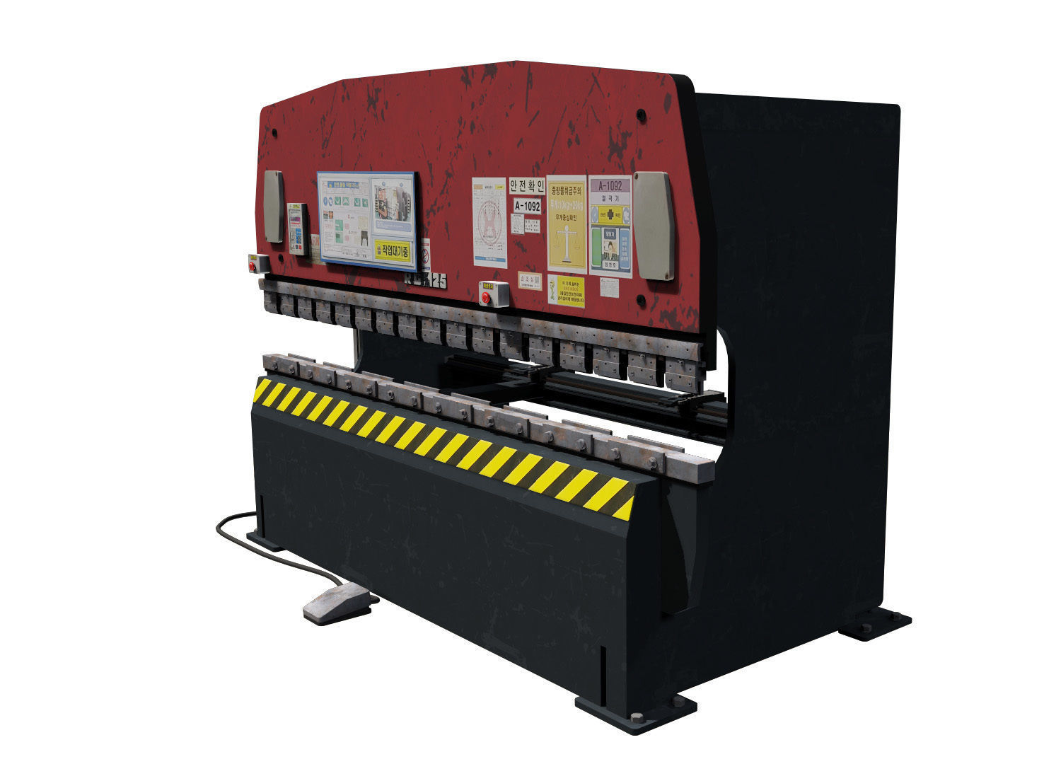 Bending machine - RG125 3D model_3