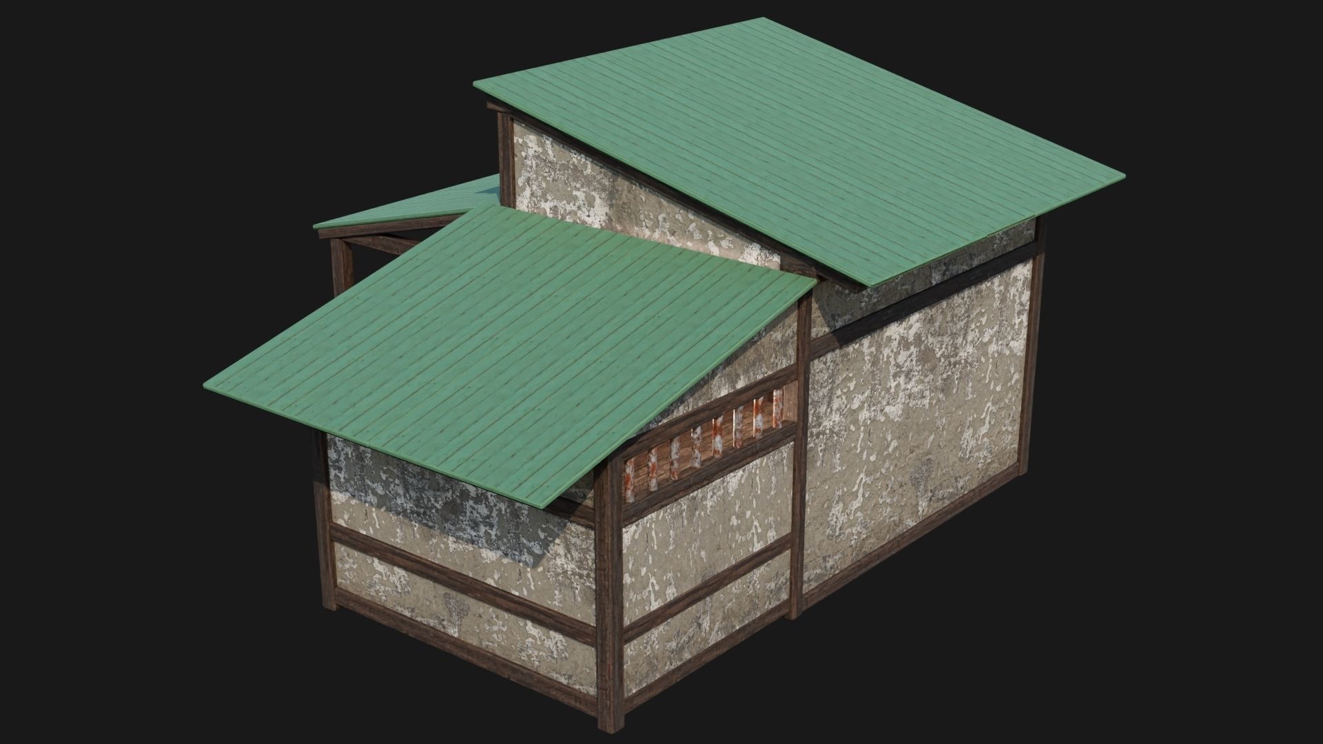Medieval Houses 55- 4K Textures Game Ready Low-poly 3D model_13